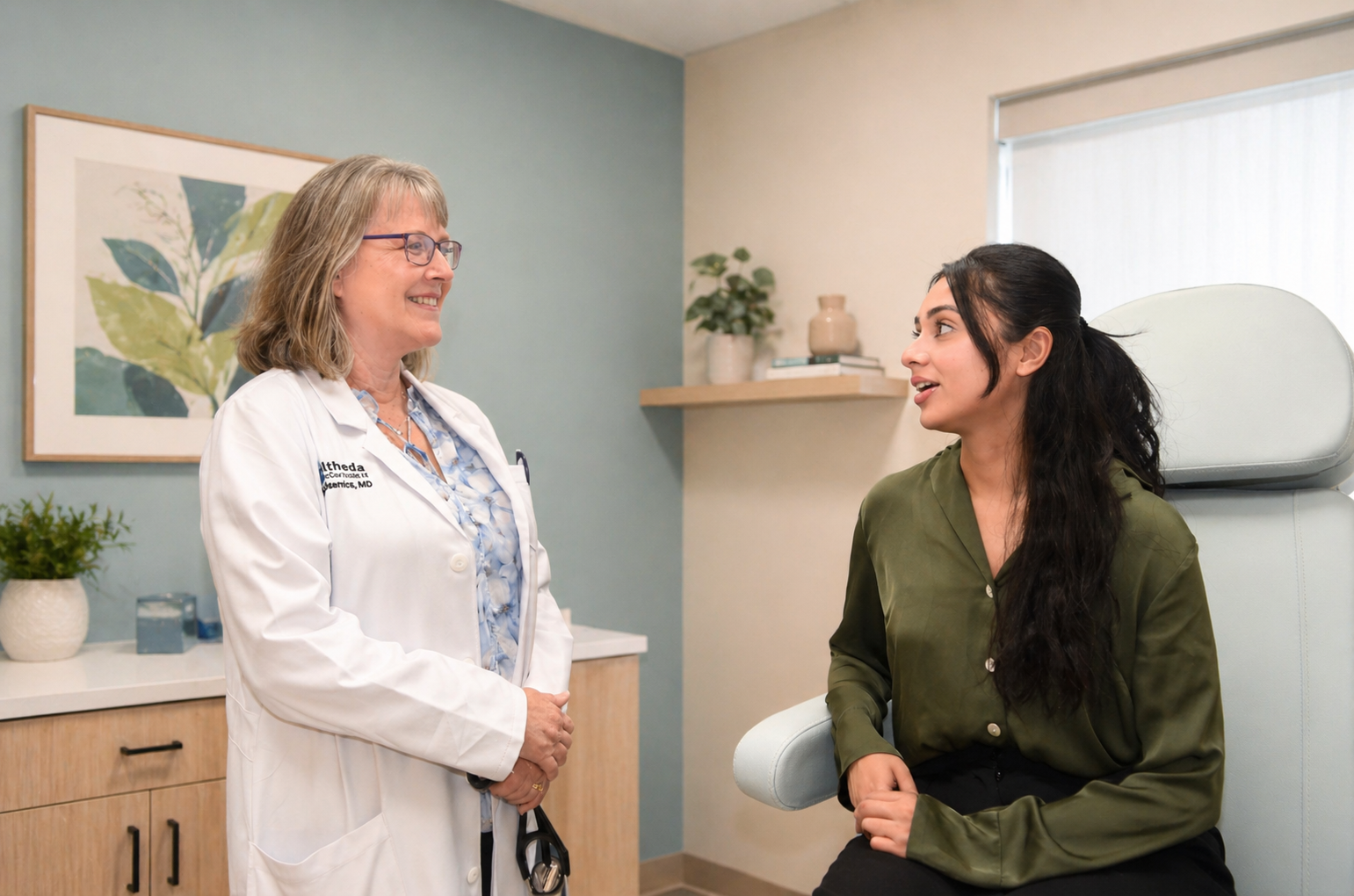 Annual physical exam visit at Altheda Medical Center in Pittsburgh
