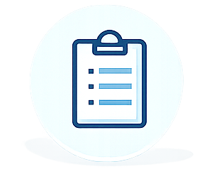 Pap smear follow up care and results review icon