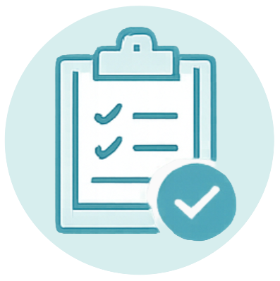 Checklist icon representing additional medical services offered at Altheda Medical Center