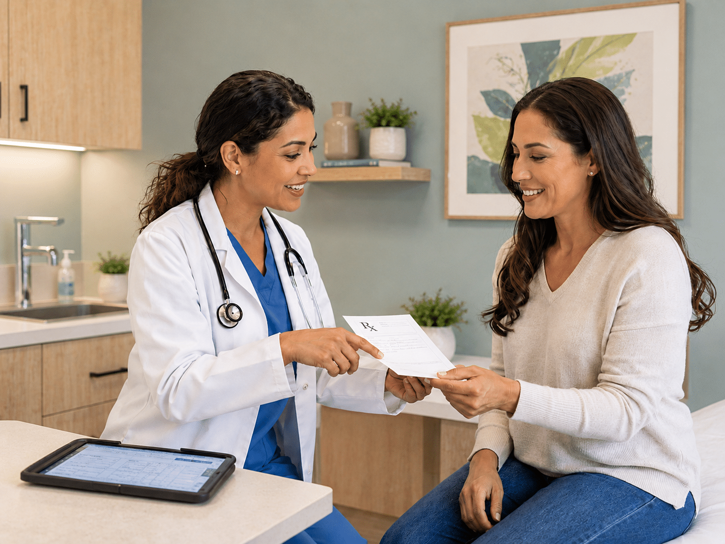 Primary care provider discussing fatigue evaluation and endocrine health concerns with a patient near Pittsburgh.