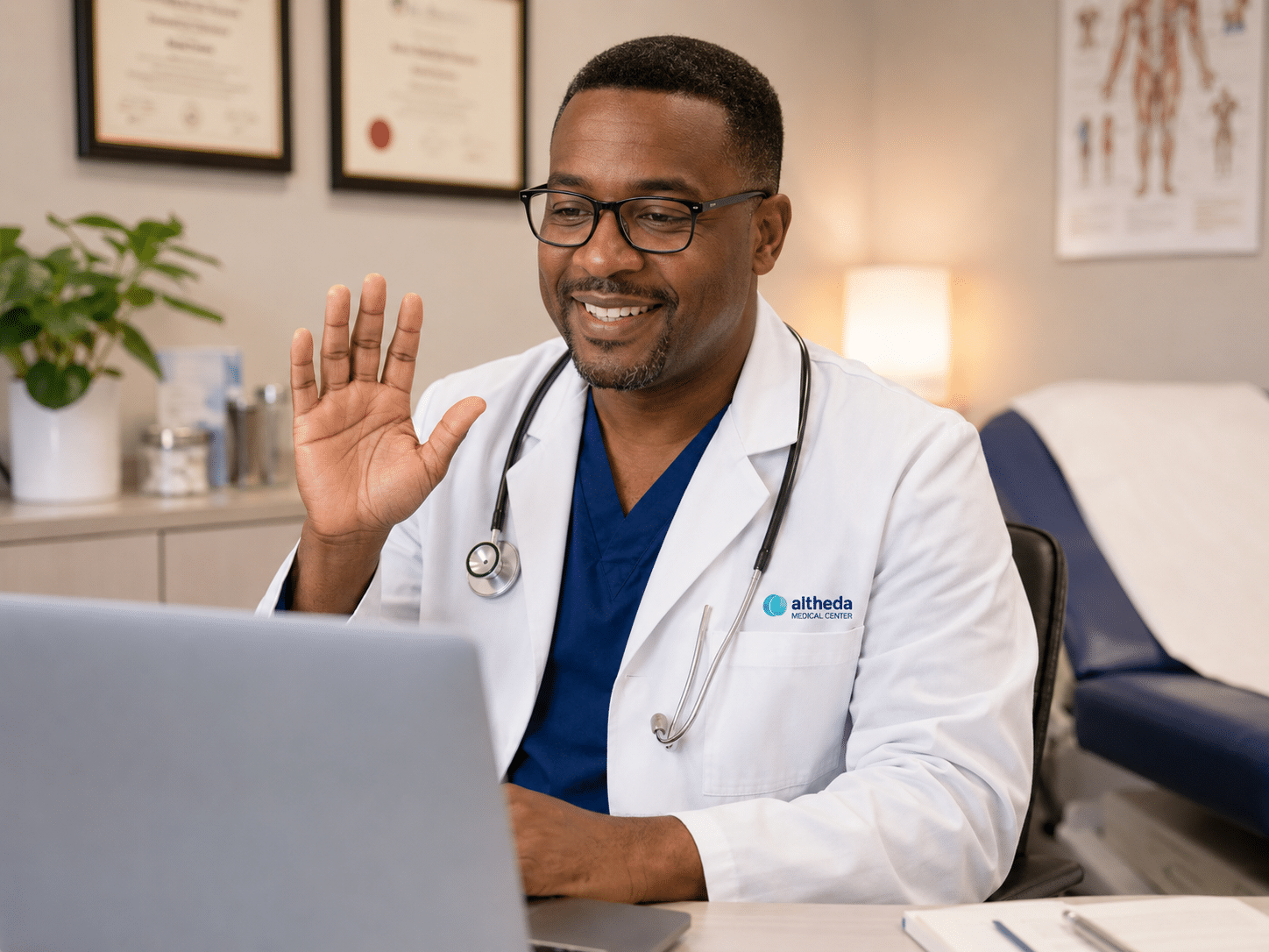 Altheda provider preparing for a men's urinary symptoms or possible UTI visit near Pittsburgh.